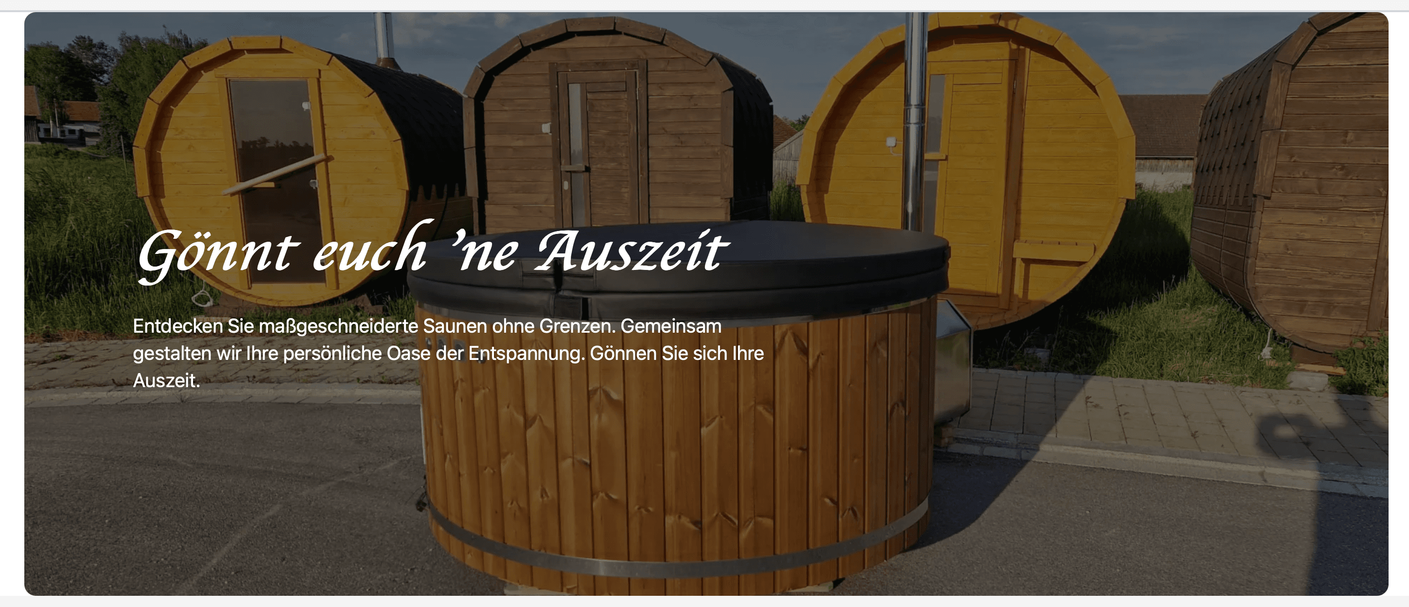 Gönnt euch 'ne Auszeit